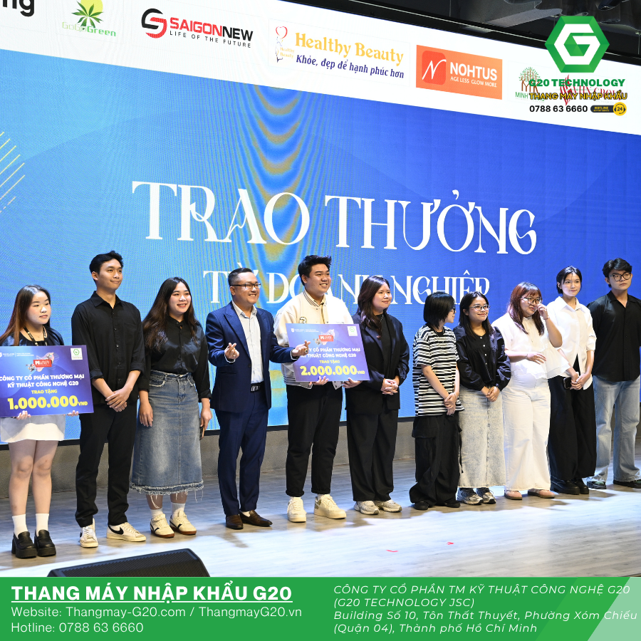 G20 Technology trao thưởng sinh viên Dự án Đa phương tiện mùa 2