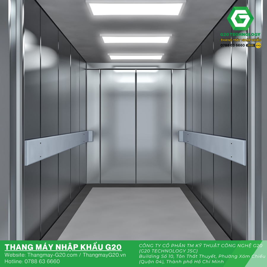 Cửa mở hai chiều giúp thuận tiện vận chuyển hàng hóa