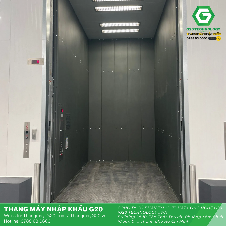 Hệ thống thang máy vận chuyển hàng G20 Technology