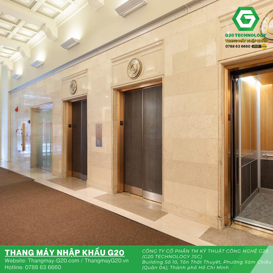 Thiết kế kích thước thang máy tải khách theo tiêu chuẩn dự án