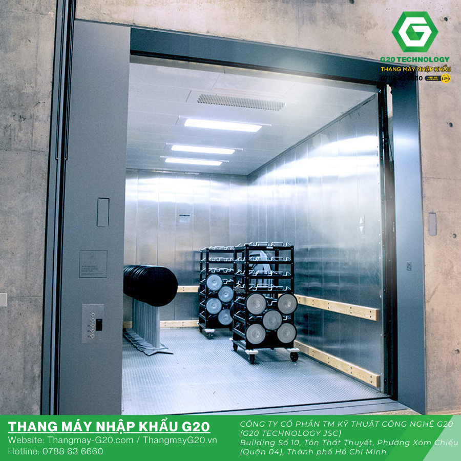  không gian cabin rộng cho kho xưởng